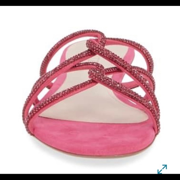 Schultz Sparkling Fuchsia Slip On Sandals NWT - Picture 7 of 12